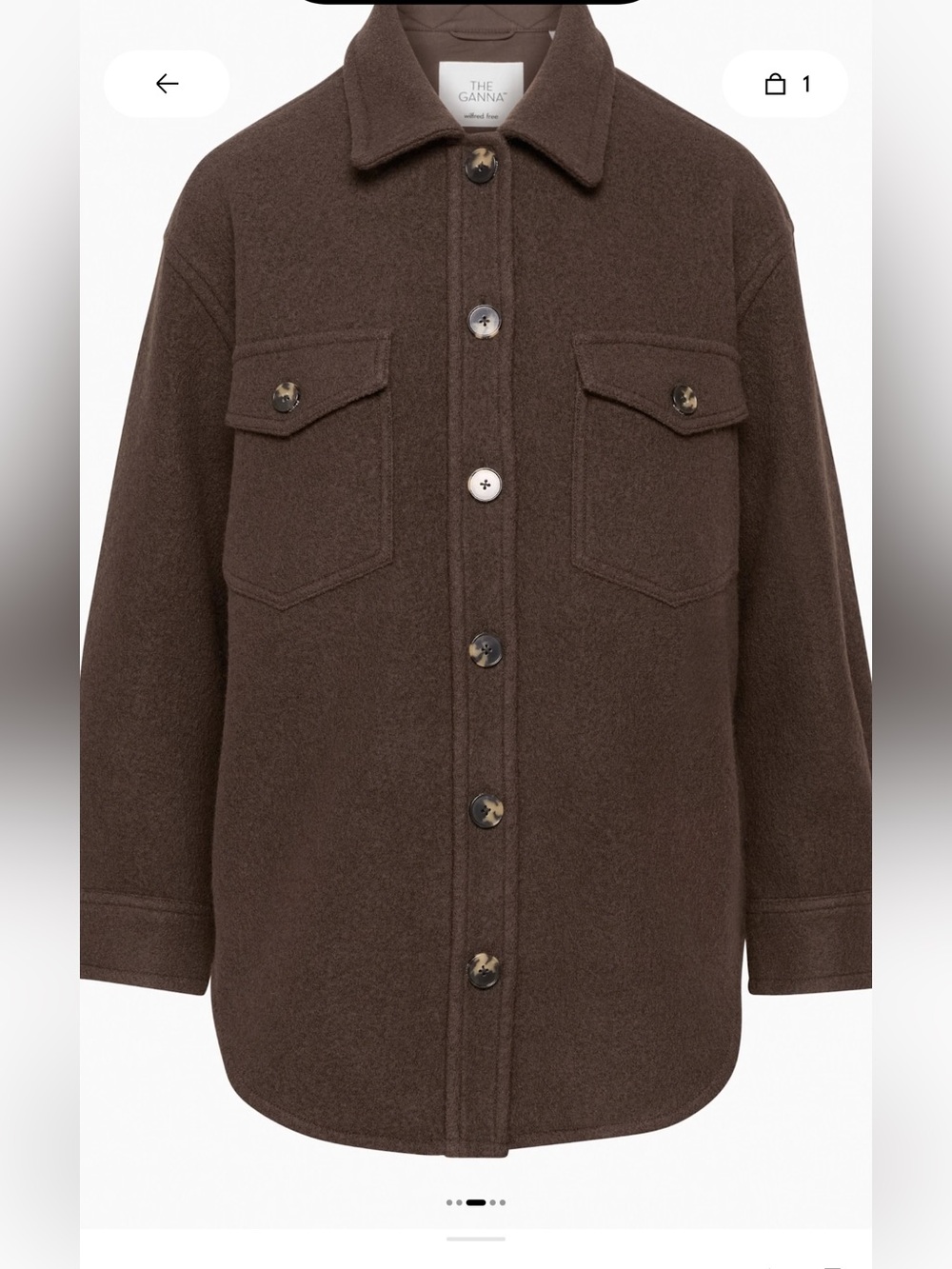 Aritzia Ganna Shirt Jacket